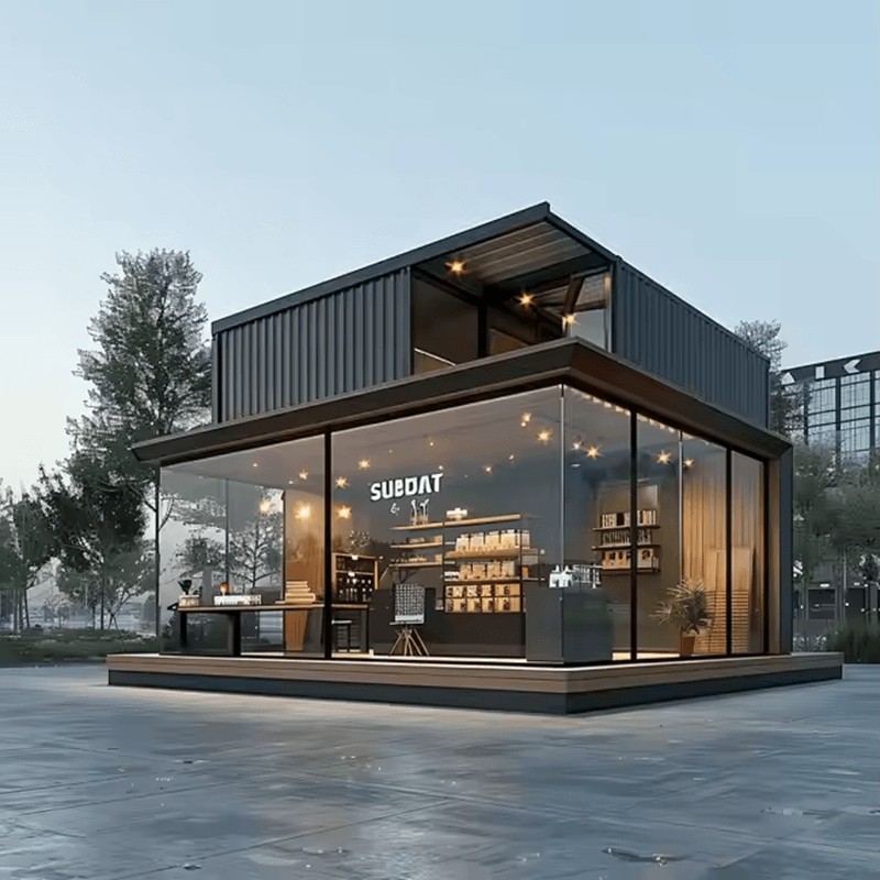 خانه کانتینری پیش ساخته برای مغازه ها