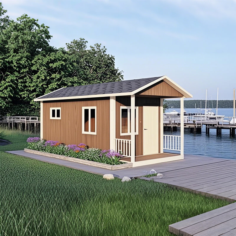 خانه کانتینری جداشدنی سقف شیبدار